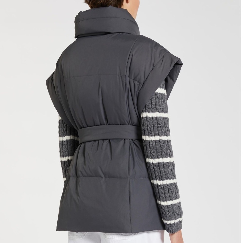 MARELLA Gray Puffer Jacket View 2